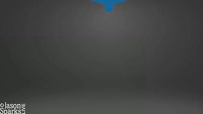 Gay hotel romp - Blonde butt fucked by boyfriend and porn producer