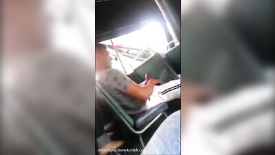 Monster Blowjob on the Bus: Biggest Cock Eats Ass to Hell and Back!