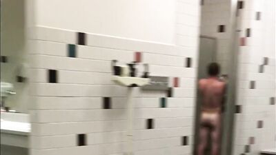 Peeping Tom in the Mens Locker Room - Over 10 Minutes of Gay Porn Action!