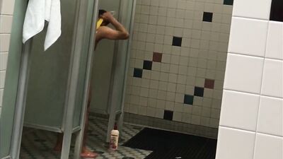 Peeping Tom in the Mens Locker Room - Over 10 Minutes of Gay Porn Action!