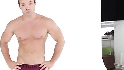 Gay Bodybuilder Blowjob and Masturbation Scene - Gogo Dance Fetish