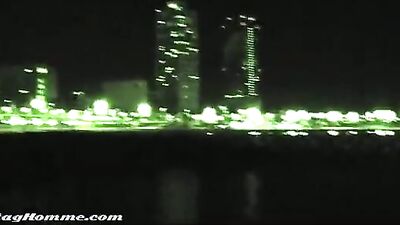 Hot Gay Beach Sex in Barcelona: Nighttime Sucking, Facial Cum Shots, Fellatio and More!