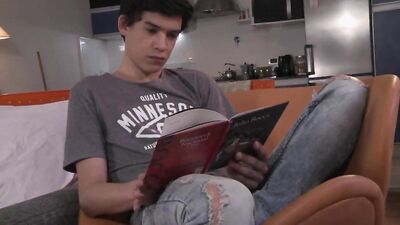 Latin American Bareback Youngsters Sucking and Fucking on Their Couch Without a Condom