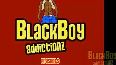 Black Bulges - Two Well-Endowed Buddies Who Have Nothing to Envy from Each Other in Their Underwear. They Have Monster Tails. Enough to Make Us Moan with Pleasure Watching Their Mutual Blowjob.