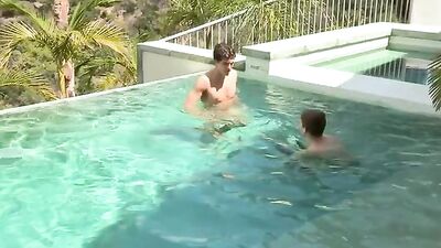 Jess and Conrads Gay Porn Bareback Adventure - Damn, That Thing is Huge Even When Youre Not Hard!