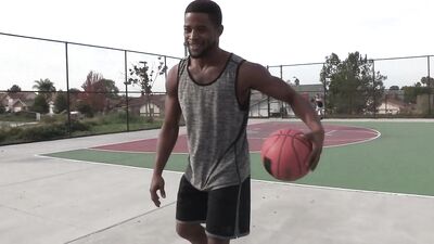 Basketball Buddies Get Blacked Out and Muscled Up