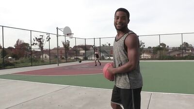 Basketball Buddies Get Blacked Out and Muscled Up