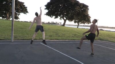 Gay Porn Adventures: Athletic Basketball Player Mario Gets Bareback with Sean in the Big Game