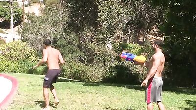 Water Play with Strangers: A Gay Porn Adventure