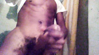 Young Black Stallion Cumming - Raw and Rough Gay Porn Video!